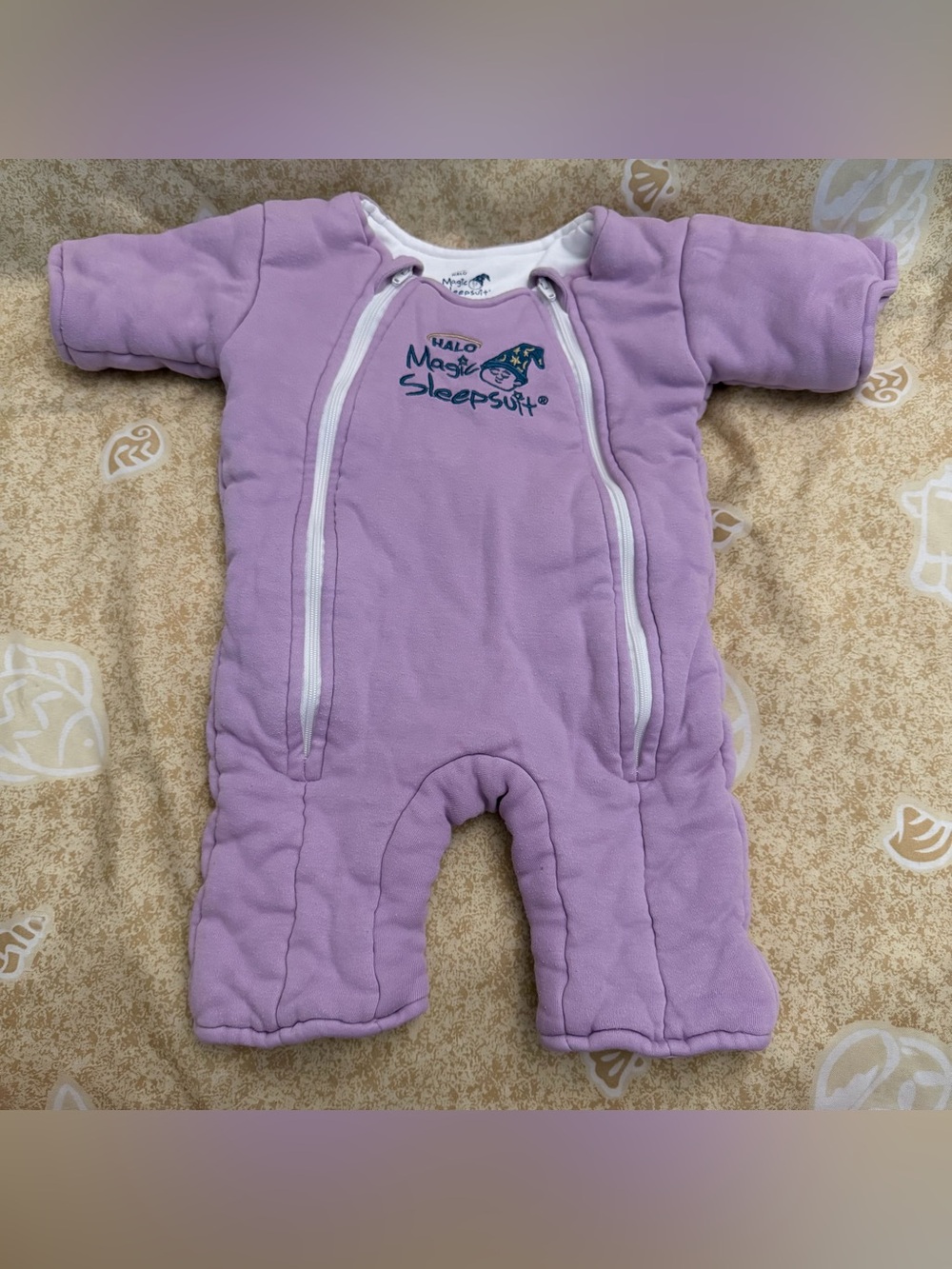 Halo Baby Merlin’s Magic Sleepsuit Lavender Size Small 3-6M